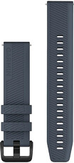Correa de liberación rápida Garmin 20 mm, silicona, oscura, hebilla negra (Venu, Venu Sq, Venu 2 plus, etc.)