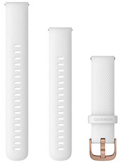 Correa de silicona Garmin 18 mm (para Venu 2S, Vívoactive 4S, Vívomove 3S), blanco, Quick Release, + parte extendida, 010-12932-0F