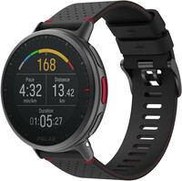 Polar Vantage V2 Shift HR M/L negro y rojo