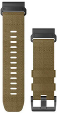 correa de nailon Garmin 26mm (para Garmin Fenix 8/7X/6X (51mm), Tactix etc.), marrón, QuickFit, 010-13010-11