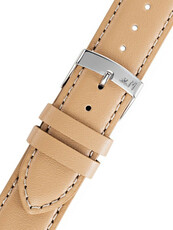 Correa de piel beige Morellato Grafic M 0969087.026