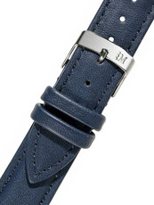 Correa de piel Morellato Trend 5050C47.061 S, azul, piel ecológica, Quick Release