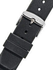 Correa negra Morellato Lugano Rubber M 5183556.019 (plástico/caucho)