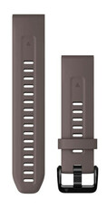 correa de silicona Garmin 20mm (para Garmin Fenix 8/7S/6S (43mm), etc.), gris V4, QuickFit, 010-13102-10