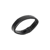 Correa de piel negra para reloj
