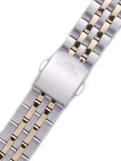 Brazalete de acero inoxidable Orient KDEZKSZ 22mm (para modelos FAL00, FEM7P), bicolor