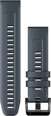 Correa de silicona Garmin 22mm (para Garmin Fenix 8/7/6 (47mm), Epix 2, etc.), azul V2, QuickFit, 010-13111-05