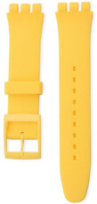 correa de silicona Ricardo Barletta 17mm (para Swatch), amarillo