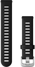 Correa de silicona Garmin 18mm (para Venu 2S, Vívoactive 4S, Vívomove 3S), negro, Quick Release, 010-11251-3E