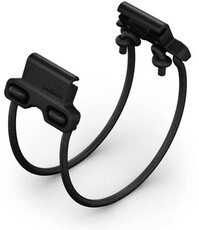 Correa de silicona Garmin 22mm Bungee Mount (para Garmin Fenix 8/7/6 (47mm), Epix 2, etc.), negro, QuickFit, 010-13249-01