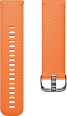 Correa de liberación rápida 22mm, silicona, naranja, hebilla negra (Garmin Venu, Forerunner 255, Vívoactive 4, etc.)