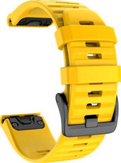 correa de silicona Ricardo Livigno 22mm, Yellow, QuickFit