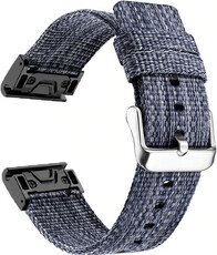 Correa de nailon Ricardo 26mm (para Garmin Fenix 8/7X/6X (51mm), Tactix etc.), azul V2, QuickFit