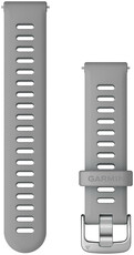 Correa de silicona Garmin 18mm (para Venu 2S, Vívoactive 4S, Vívomove 3S), gris V1, Quick Release, 010-11251-3G