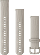 Correa de silicona Garmin 20mm (para Venu, Venu Sq, Venu 2 plus y otros), gris V2, Quick Release, + parte extendida, 010-13021-07