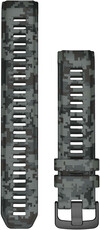Correa Garmin Instinct 2, silicona, estampado de camuflaje, hebilla negra