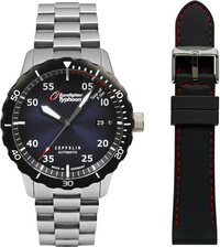 Zeppelin Eurofighter Automatic 7268M-3_SET (+ correa de silicona de repuesto))