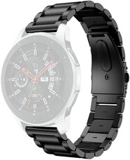Pulsera de acero Ricardo 22mm, negra, Quick Release