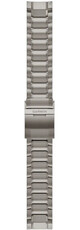 Brazalete de titanio Garmin 22mm (para Garmin MARQ 2), plateado, QuickFit, 010-13225-12