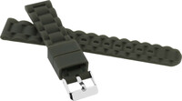 Correa de silicona JVD RJ7192.3 18mm, verde, infantil