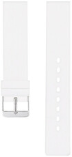 Correa de silicona Prim MPM 18 mm, infantil, blanca