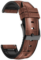 Correa de piel Ricardo 22mm (para Garmin Venu 2, Forerunner 255, Vívoactive 4 etc.), marrón
