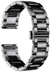 brazalete de acero inoxidable Ricardo Paderna, negro