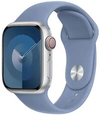 Correa de silicona Apple (pro Apple Watch 38/40/41mm), azul V1, talla S/M