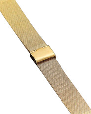 Pulsera de acero dorado Ricardo Barletta, milanesa