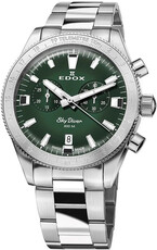 Edox SkyDiver Chronograph Quartz 10116-3-vidn Limited Edition 1000pcs (+ correa de repuesto)