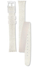 Correa de silicona Swatch ALK343 11mm (pro Swatch), blanco
