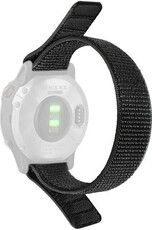 Correa de rosca 26mm, nylon, negra (Garmin Fenix 7X/6X/5X etc.)