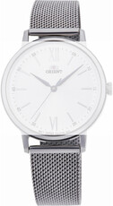 brazalete de acero inoxidable Orient UM00C112J0 16mm (para modelo RA-QC17), plateado, brazalete de malla milanesa