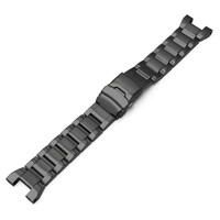 Brazalete de acero inoxidable Ricardo (para Casio G-Steel GST), negro