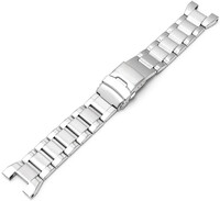 brazalete de acero inoxidable Ricardo Robbio (para Casio G-Shock G-Steel GST), plateado