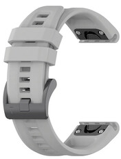 Silikonový řemínek Ricardo 22mm (pro Garmin Fenix 7/6/5, Epix 2, MARQ 2 aj.), šedý V2
