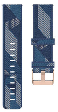 Correa de liberación rápida 20mm, nylon, azul, velcro (Garmin Venu, Venu Sq, Venu Sq 2, Venu 2 plus, etc.)