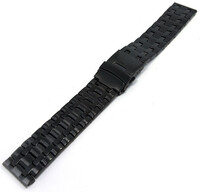brazalete de acero inoxidable Ricardo Citerno, negro