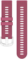 Correa de silicona Ricardo 18mm (para Garmin Venu 2S, Vívoactive 4S, Forerunner 265S, Venu 3S etc.), rojo V1, Quick Release