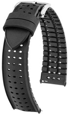 Correa de caucho Hirsch NYAD L 0925099050-2, negro, caucho natural, largo L, Quick Release