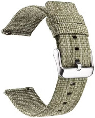 Correa de liberación rápida 22mm, nylon, verde, hebilla de acero (Garmin Venu, Venu Sq, Venu Sq 2, Venu 2 plus, etc.)