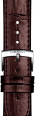 Correa de piel marrón Tissot T852.043.013, 20mm