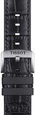 Correa de piel negra Tissot T852.046.761, 22mm
