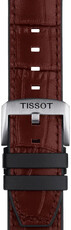 Correa de piel marrón Tissot T852.046.767, 22mm