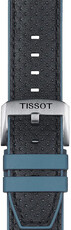correa de cuero Tissot T852.046.785 22mm, negro, Quick Release