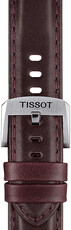 Correa de piel marrón Tissot T852.046.836, 20mm