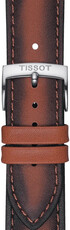 Correa de piel marrón Tissot T852.046.842, 20mm