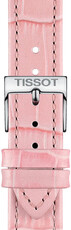Correa de piel rosa Tissot T852.047.114, 16mm