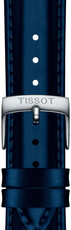 Correa de piel azul Tissot T852.048.150, 18mm