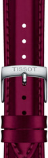 correa de cuero Tissot T852.048.152 18mm, rojo, Quick Release